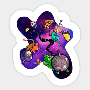 Hello Boogie Space Pets Sticker